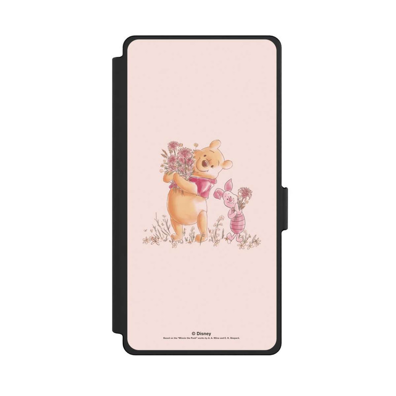 Galaxy S25 Ultra NIVOflip Winnie & Porcinet avec des Fleurs