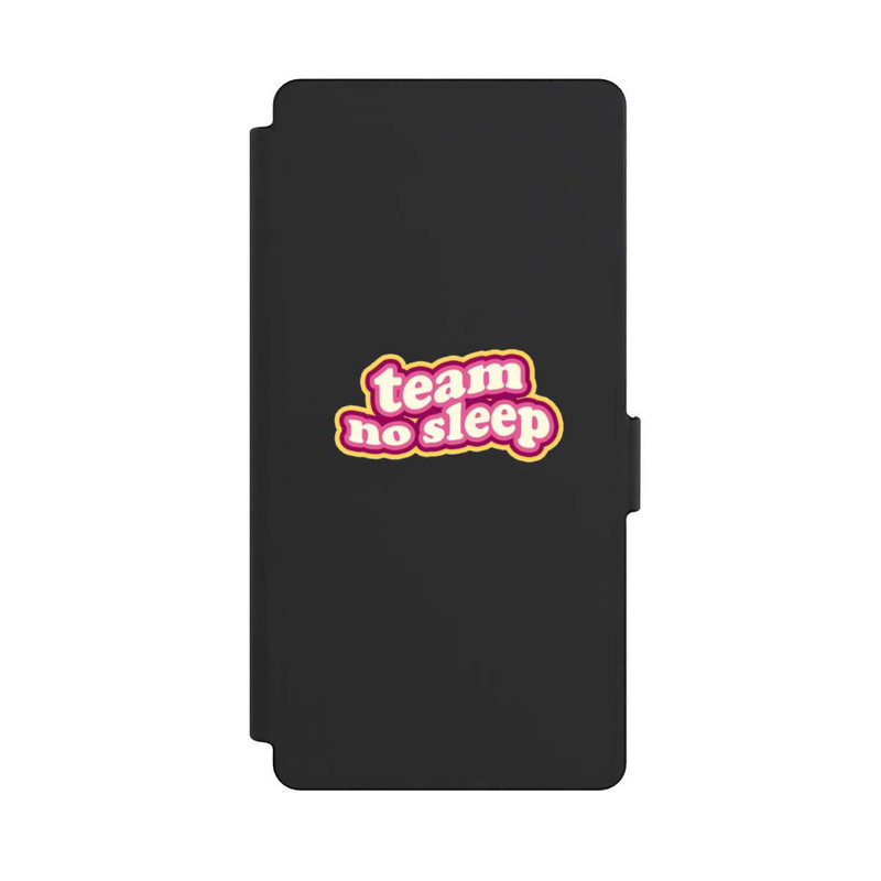 Galaxy S25 Ultra NIVOflip Team No Sleep 70s Transparent