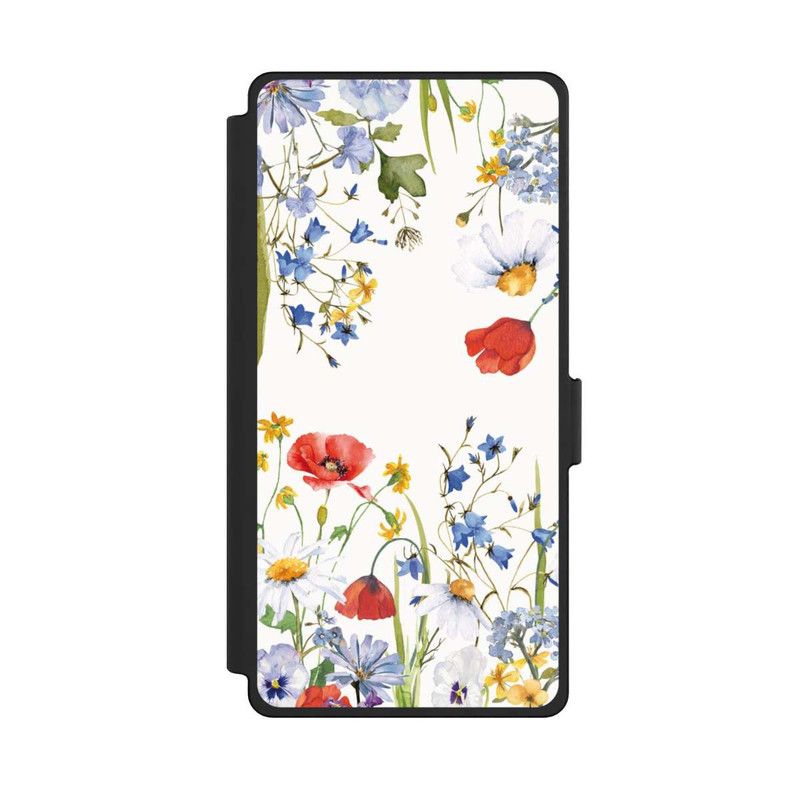 Galaxy S25 Ultra NIVOflip Blumenwiese Mohn