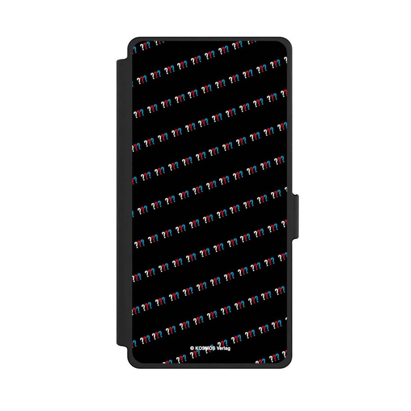 Galaxy S25 Ultra NIVOflip Drei Fragezeichen Muster Schräg