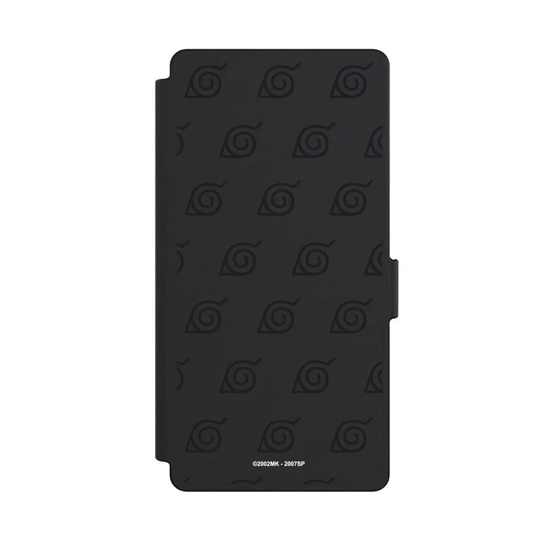 Galaxy S25 Ultra NIVOflip Black Konoha Pattern Transparant