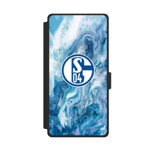 Samsung Galaxy S25 Ultra NIVOflip Schalke 04 Flüssig Blau