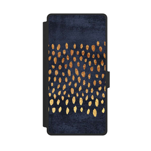 Samsung Galaxy S25 Ultra NIVOflip Or &amp; Bleu Pattern