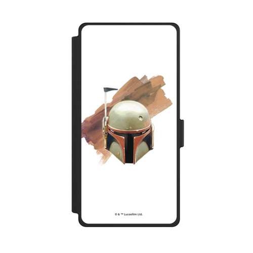 Samsung Galaxy S25 Ultra NIVOflip Boba Fett Helm Weiß