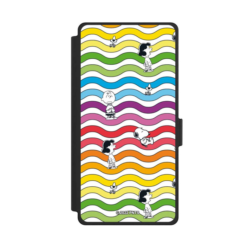 Galaxy S25 Ultra NIVOflip Snoopy Pattern Arc-en-ciel