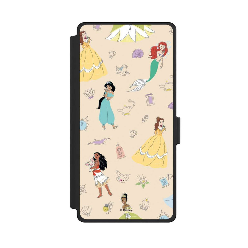 Galaxy S25 Ultra NIVOflip Princess Pattern Beige Disney Princess