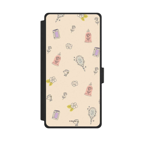 Samsung Galaxy S25 Ultra NIVOflip Princess Accessoires Pattern Beige Disney Princess 