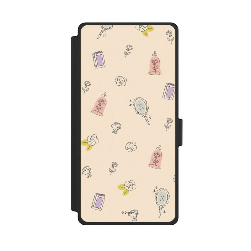 Galaxy S25 Ultra NIVOflip Princess Accessoires Pattern Beige Disney Princess 