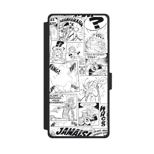 Samsung Galaxy S25 Ultra NIVOflip BD Astérix Blanc &amp; Noir