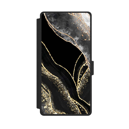Samsung Galaxy S25 Ultra NIVOflip Dark Marble Gold
