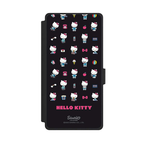 Samsung Galaxy S25 Ultra NIVOflip Hello Kitty 90s Schwarz