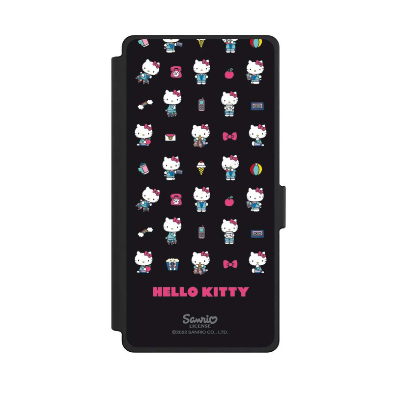 Galaxy S25 Ultra NIVOflip Hello Kitty 90s noir