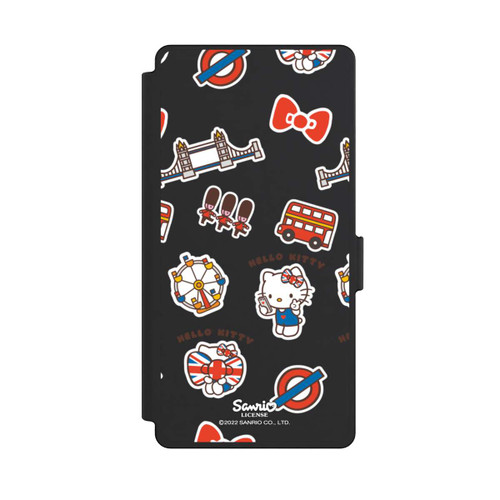 Samsung Galaxy S25 Ultra NIVOflip Hello Kitty Londoner Abzeichen Transparent