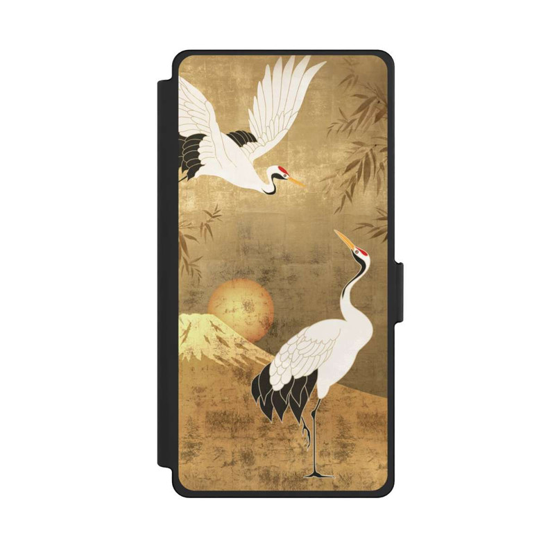 Galaxy S25 Ultra NIVOflip Grues Japonaises Or 2