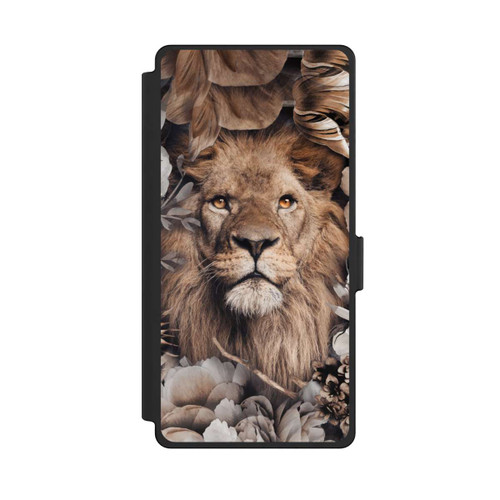 Samsung Galaxy S25 Ultra NIVOflip Lion Flower Frame beige