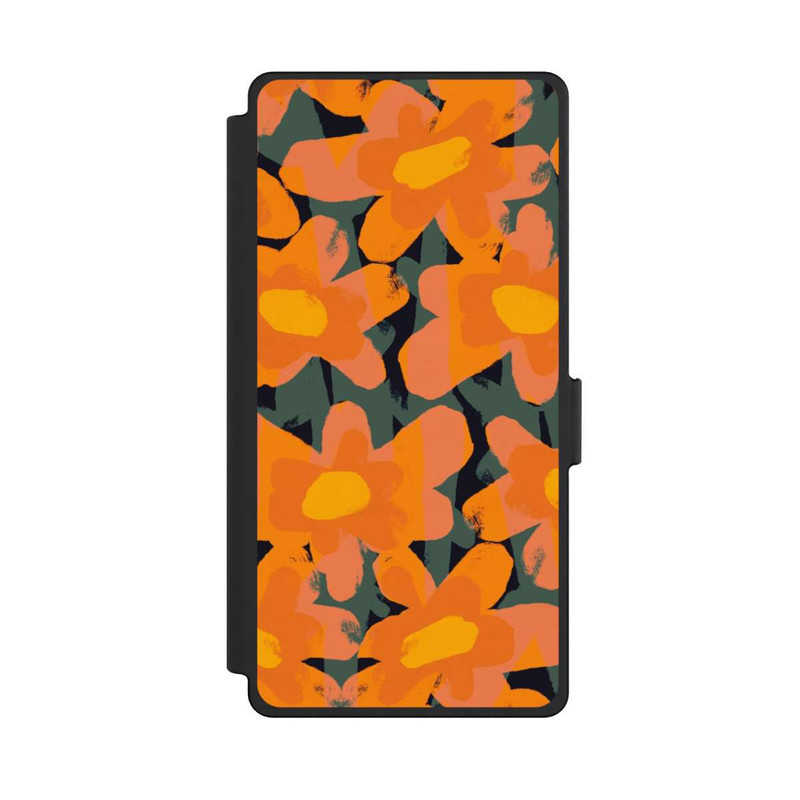 Galaxy S25 Ultra NIVOflip Blumenwiese Orange
