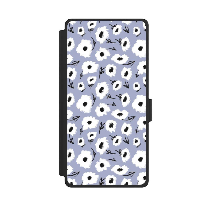 Galaxy S25 Ultra NIVOflip Pattern Fleurs Lilas