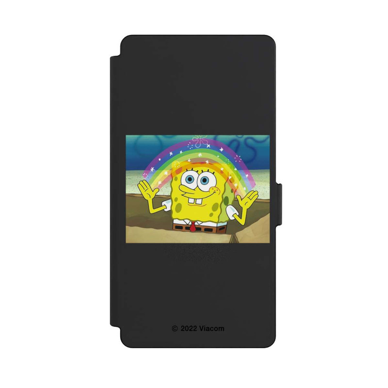 Galaxy S25 Ultra NIVOflip Spongebob - Rainbow Meme transparent