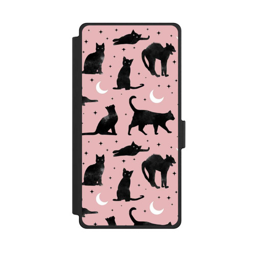 Samsung Galaxy S25 Ultra NIVOflip Lune &amp; Chats Fond Rose