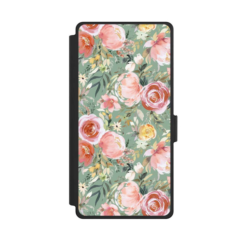 Galaxy S25 Ultra NIVOflip Bouquet de Pivoines Pastelles