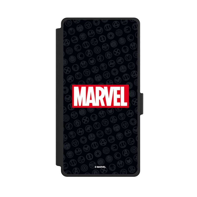 Galaxy S25 Ultra NIVOflip Marvel Logo Noir Rouge