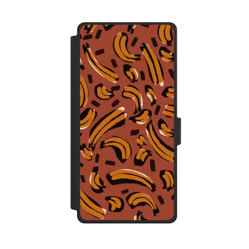 Galaxy S25 Ultra NIVOflip Abstrakte Bananen Muster