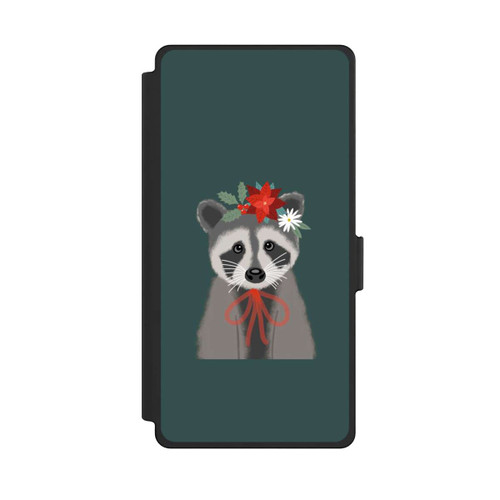 Samsung Galaxy S25 Ultra NIVOflip weihnachtlicher Waschbär