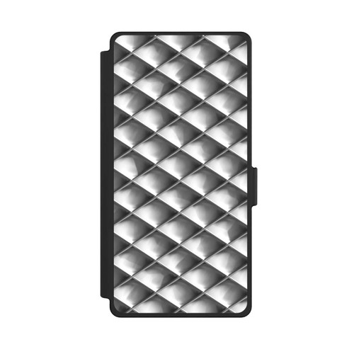 Samsung Galaxy S25 Ultra NIVOflip Glamour Silver Squares