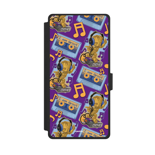 Samsung Galaxy S25 Ultra NIVOflip Groot Comic Headphones Guardians of the Galaxy