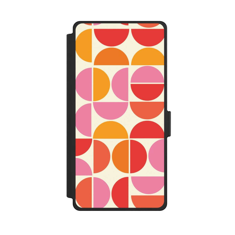Galaxy S25 Ultra NIVOflip Motif Tendance Rétro Orange