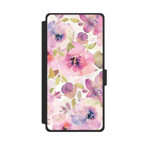 Samsung Galaxy S25 Ultra NIVOflip Tapete mit rosa Blumen