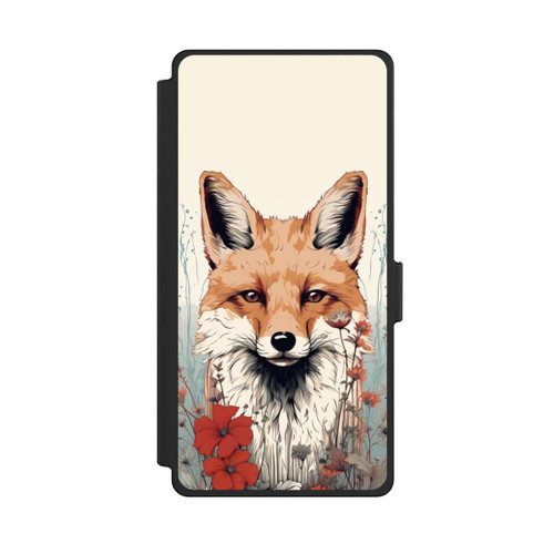 Samsung Galaxy S25 Ultra NIVOflip  Fox with Flowers