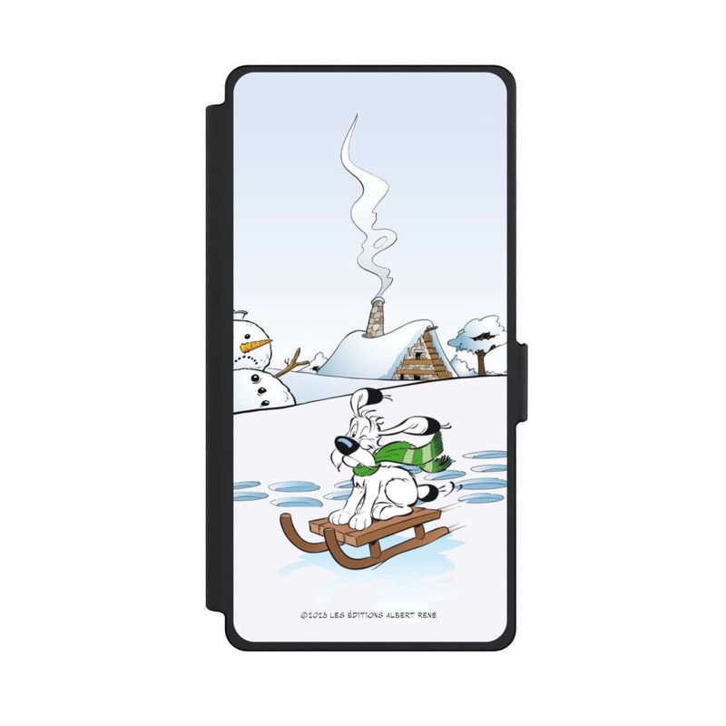 Galaxy S25 Ultra NIVOflip Idefix fährt Schlitten