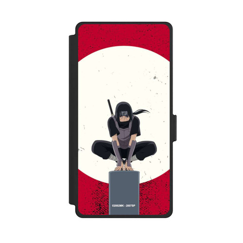 Samsung Galaxy S25 Ultra NIVOflip Itachi Uchiha Symbol Roter Hintergrund