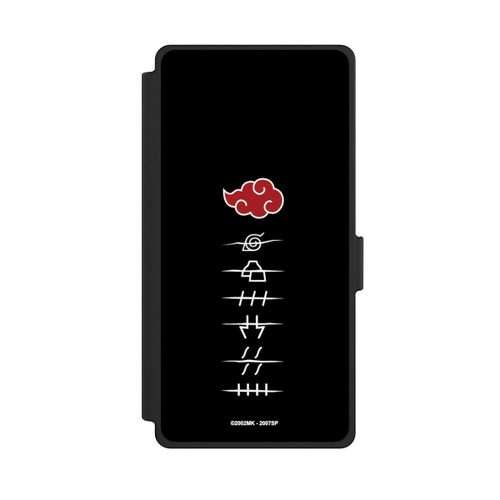 Samsung Galaxy S25 Ultra NIVOflip Akatsuki Mitgliedssymbole Schwarz