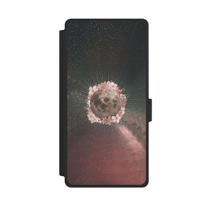 Galaxy S25 Ultra NIVOflip Blumen und Mondlicht