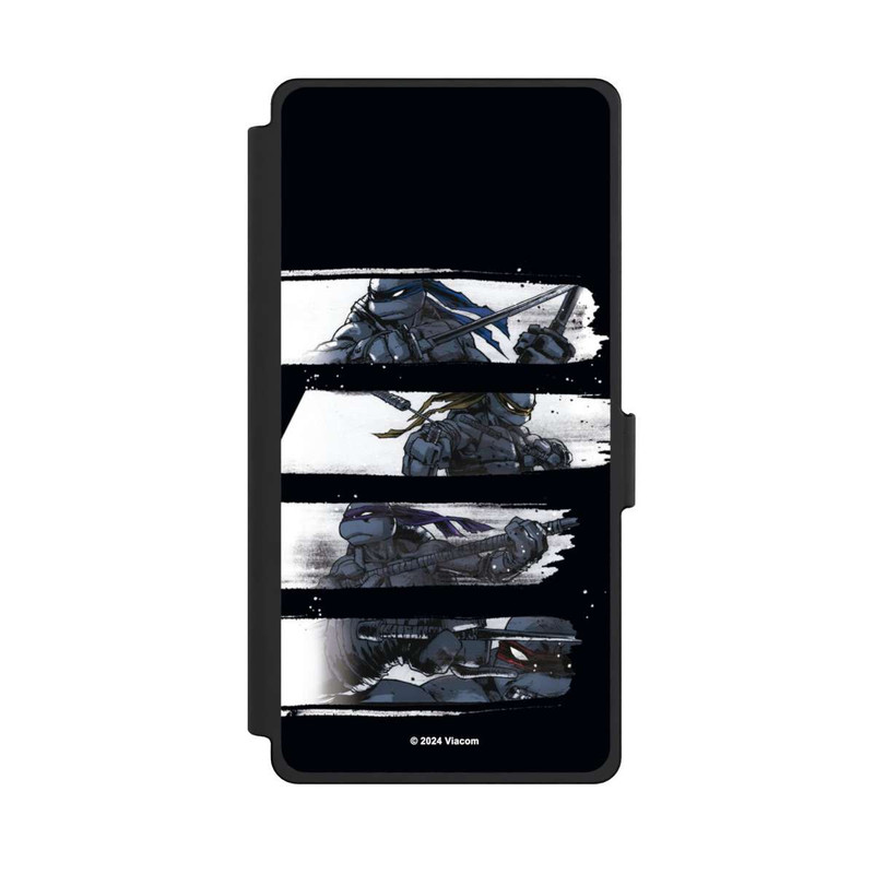 Galaxy S25 Ultra NIVOflip Scratch TMNT noir et blanc