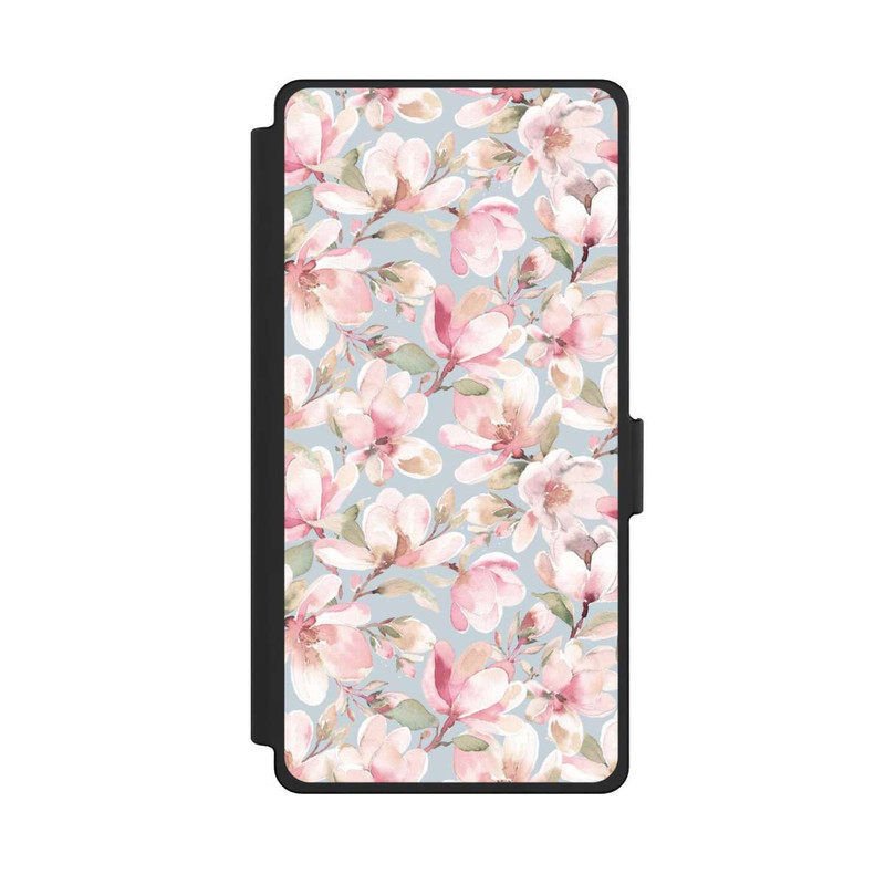 Galaxy S25 Ultra NIVOflip Magnolien Blumen Pastellrosa