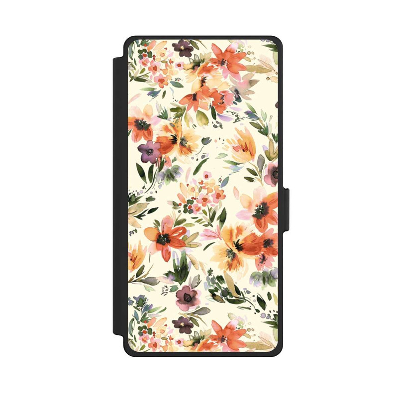 Galaxy S25 Ultra NIVOflip Summer Artistic Flowers Ivory