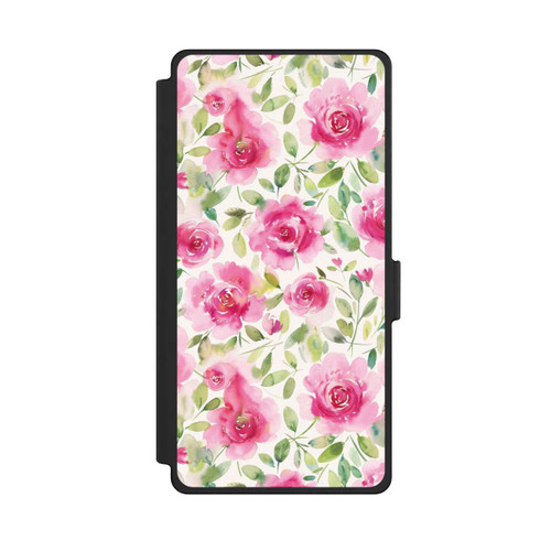Samsung Galaxy S25 Ultra NIVOflip Aquarell Frische Rosen