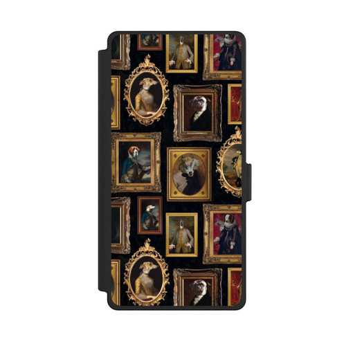 Samsung Galaxy S25 Ultra NIVOflip Dog Ancient Frame Pattern with AI