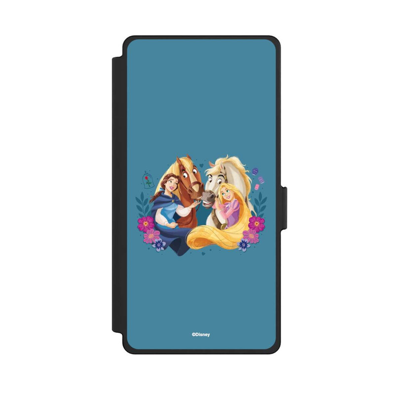Galaxy S25 Ultra NIVOflip Disney Prinzessinnen Belle and Rapunzel mit Pferden