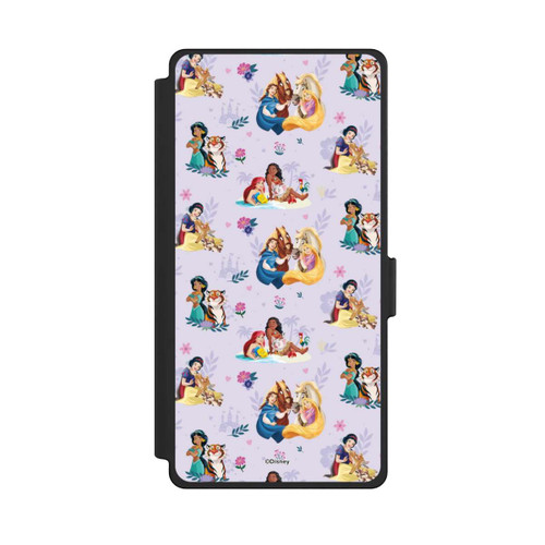 Samsung Galaxy S25 Ultra NIVOflip Princess Floral Pattern Purple
