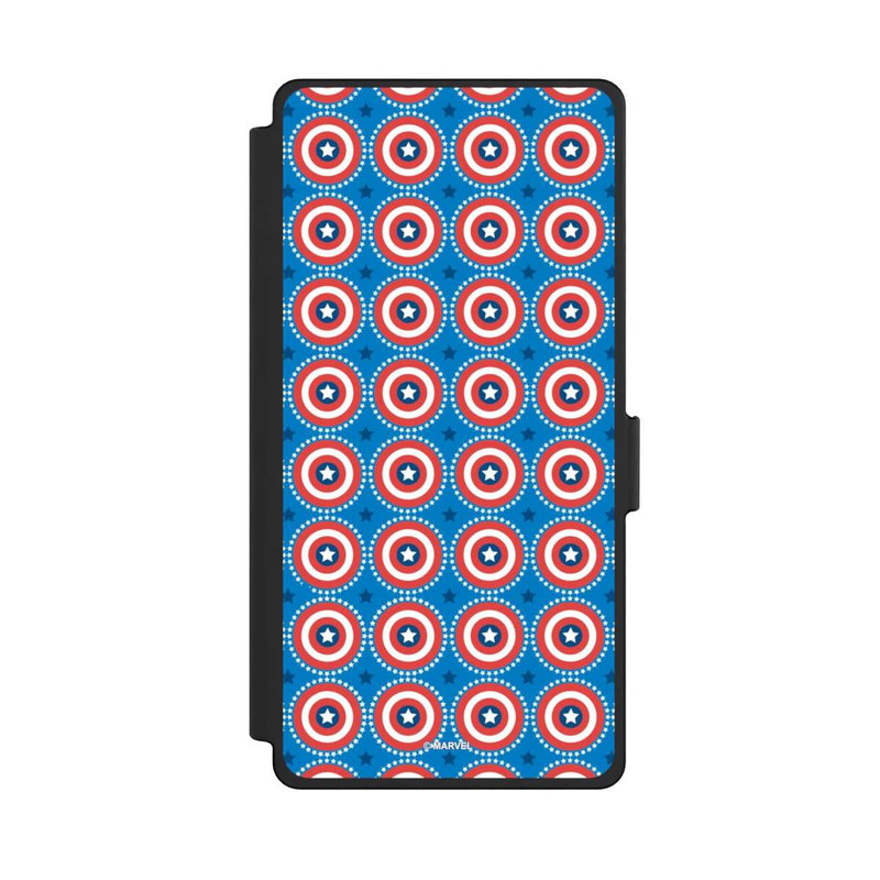 Galaxy S25 Ultra NIVOflip Captain American Shield Pattern