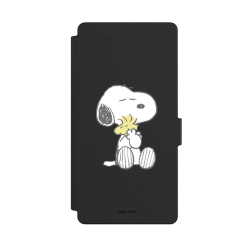 Samsung Galaxy S25 Ultra NIVOflip Transparent Snoopy And Woodstock Cuddling 