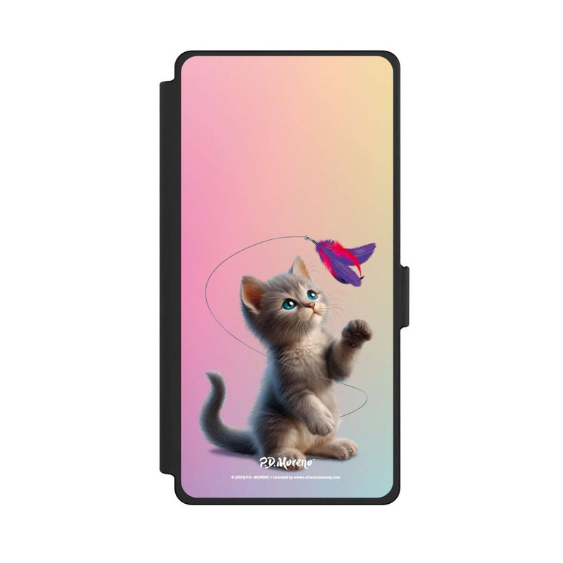 Galaxy S25 Ultra NIVOflip Playing Cat with Feather