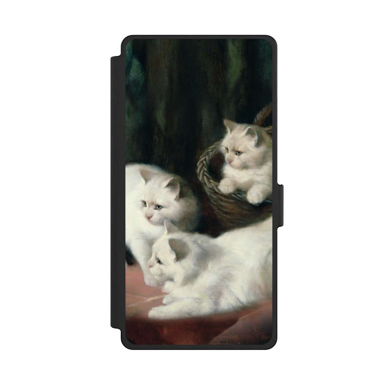 Galaxy S25 Ultra NIVOflip Three White Angora Kittens
