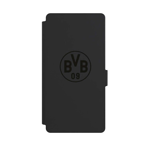 Samsung Galaxy S25 Ultra NIVOflip BVB Logo Schwarz Transparent