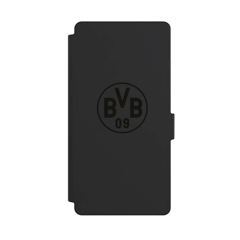 Galaxy S25 Ultra NIVOflip BVB Logo Schwarz Transparent