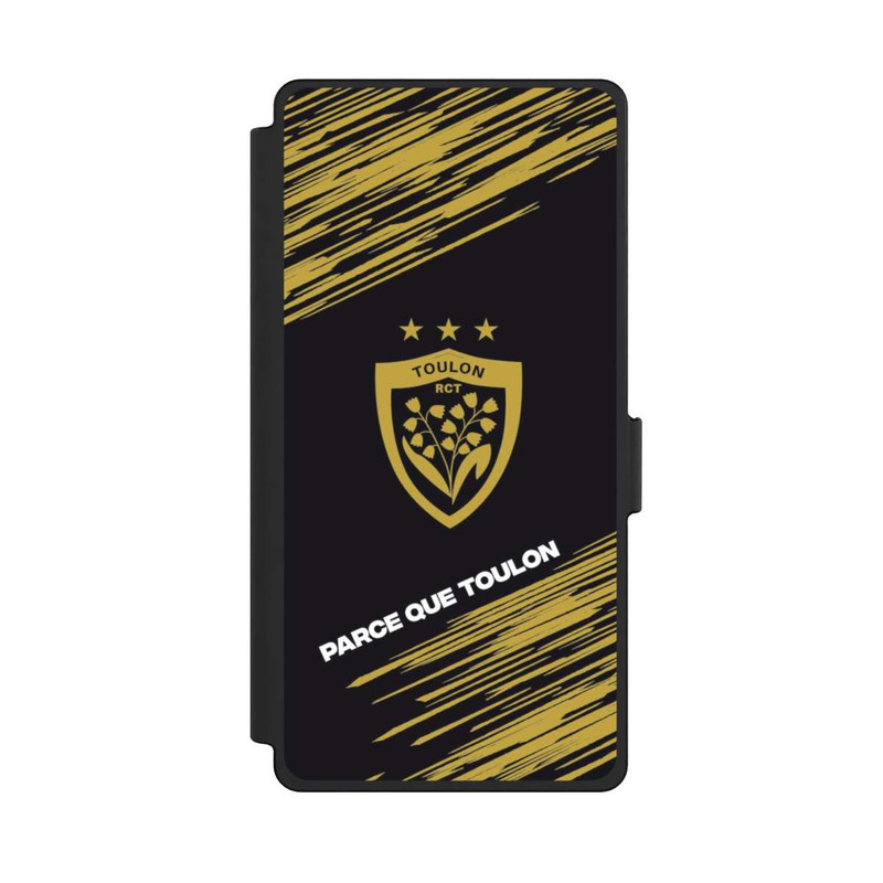 Galaxy S25 Ultra NIVOflip RCT Logo Gold Monochrom